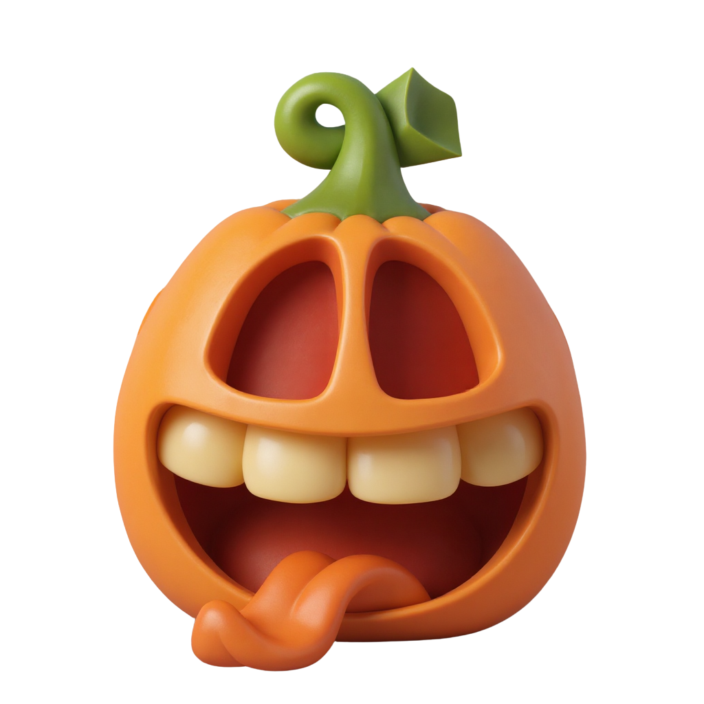 3D Pumpkin Icon